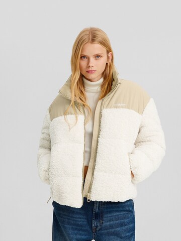 Bershka Jacke in Beige: predná strana