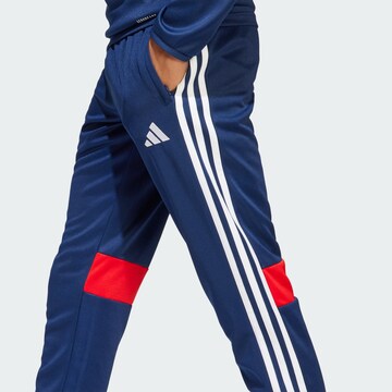 ADIDAS PERFORMANCE - Tapered Calças de desporto 'Tiro 25 Essentials' em azul