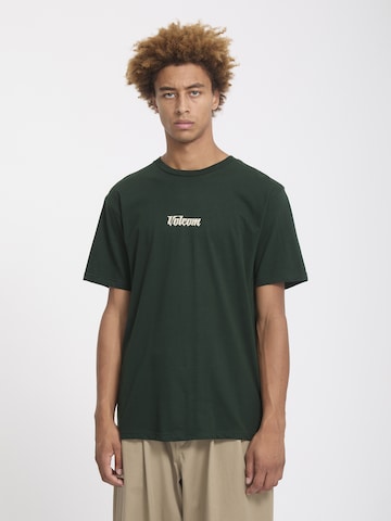 T-Shirt 'LINEAR BSC' Volcom en vert