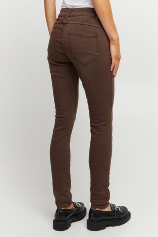 b.young Slimfit Slim Fit Jeans 'KAILY' in Braun