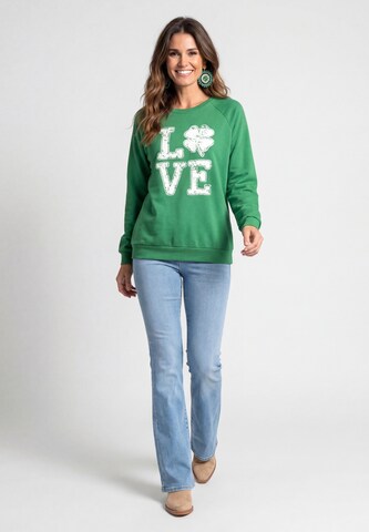 Sweat-shirt usha FESTIVAL en vert