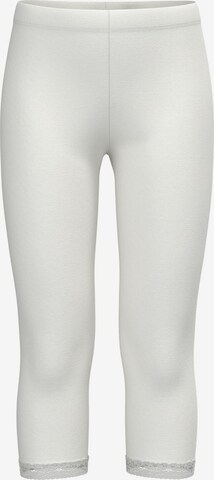 Coupe slim Leggings 'Vista' NAME IT en blanc : devant