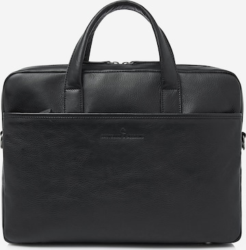 Borsa portadocumenti di Castelijn & Beerens in nero: frontale