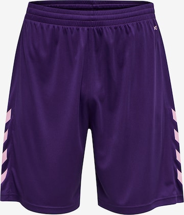 Hummel Sports trousers in Purple: front