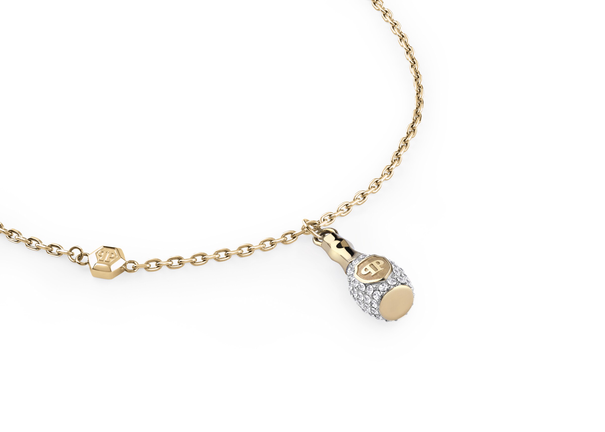 Philipp Plein Jewellery Ketting 'Valentine' in Goud