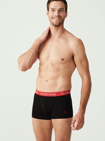 Boxeri de la U.S. POLO ASSN. pe negru