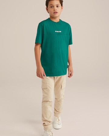 WE Fashion Футболка в Зеленый