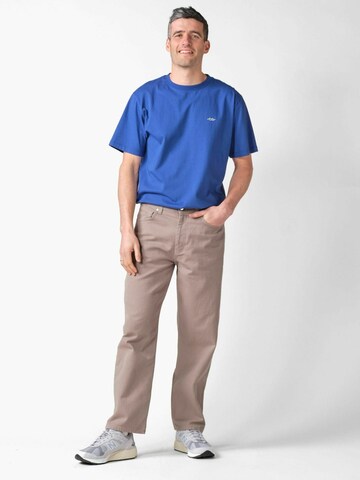 Klitmøller Regular Trousers ' Bastian ' in Beige: front