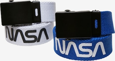 Mister Tee Gürtel 'NASA' in blau / schwarz / weiß, Produktansicht