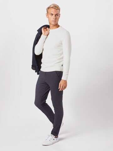 JACK & JONES Slim fit Chino Pants 'Marco Stuart' in Grey