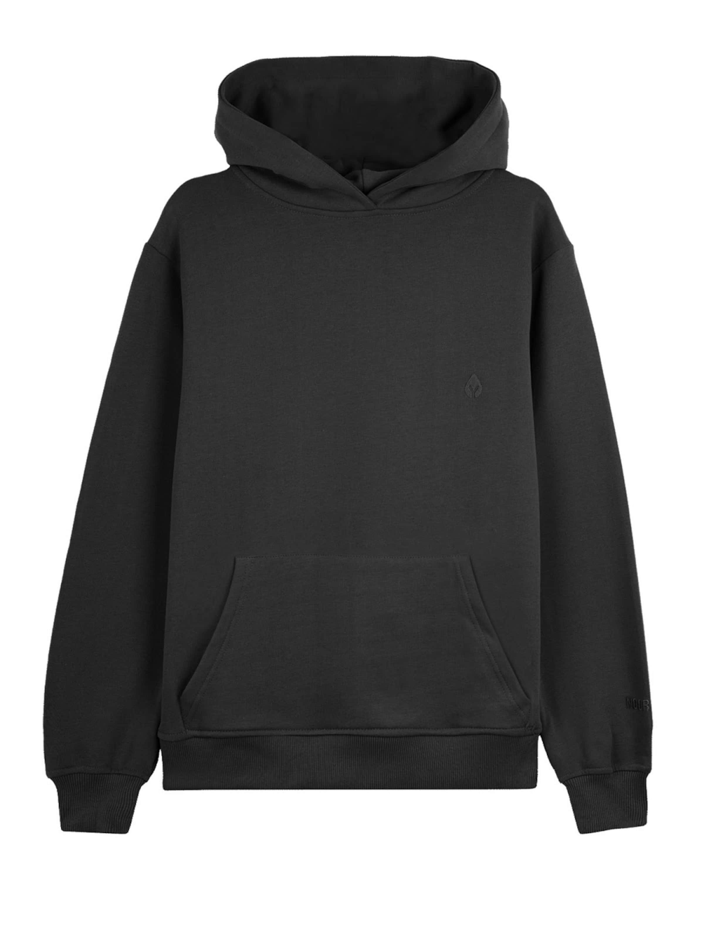NOORLYS Sweatshirt 'MIKA' in Black: front