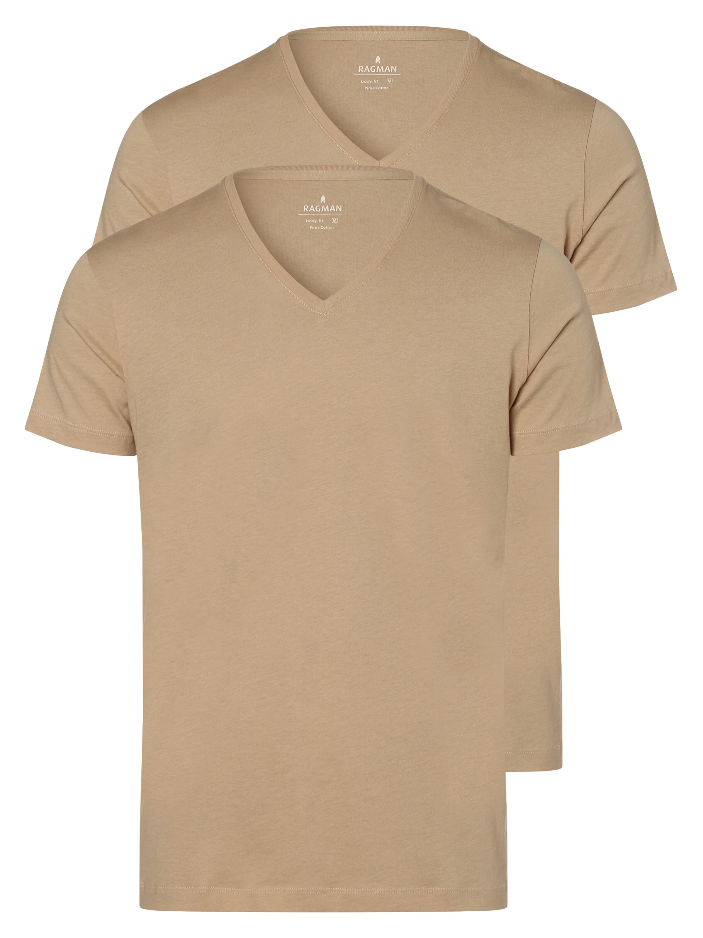 Ragman Shirt in Braun: Vorderseite