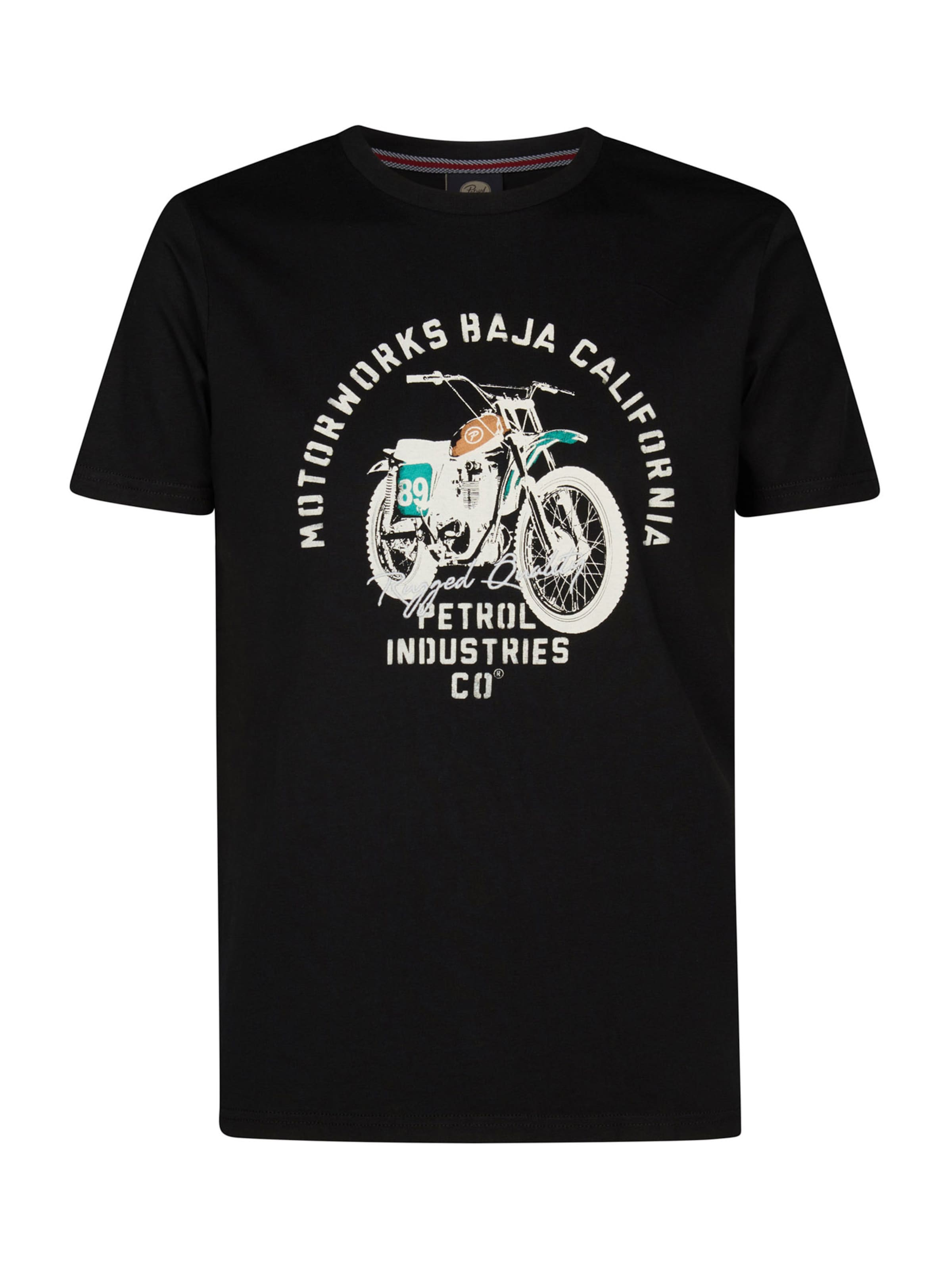 T-Shirt 'Classic' Petrol Industries en noir : devant