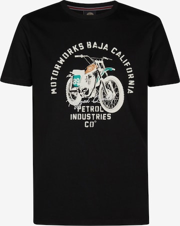 T-Shirt 'Classic' Petrol Industries en noir : devant