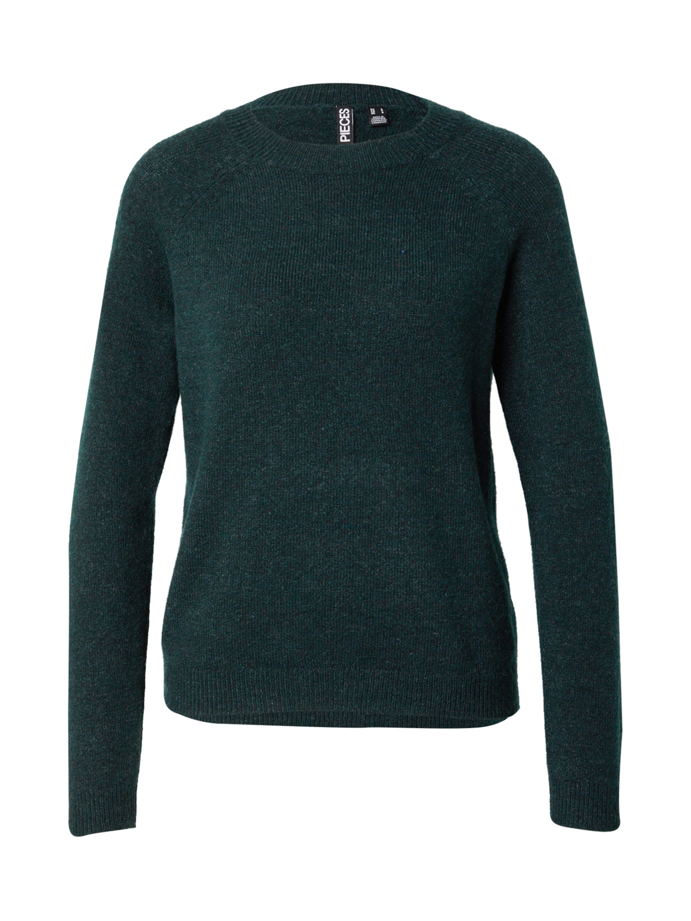 PIECES Свитер в Зеленый: спереди