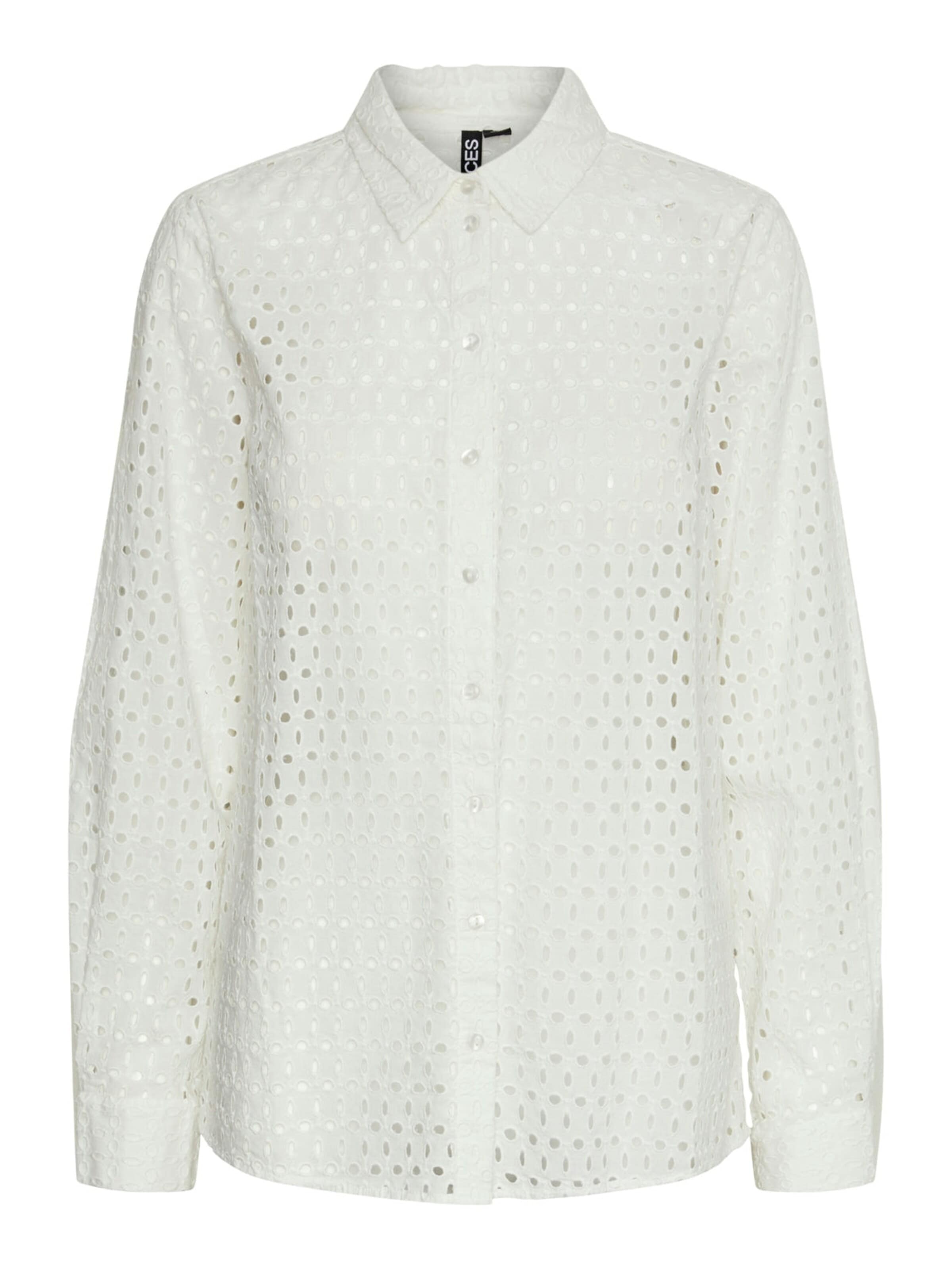 PIECES Bluse‌‌‌‌‌‌ in Weiß: Vorderseite