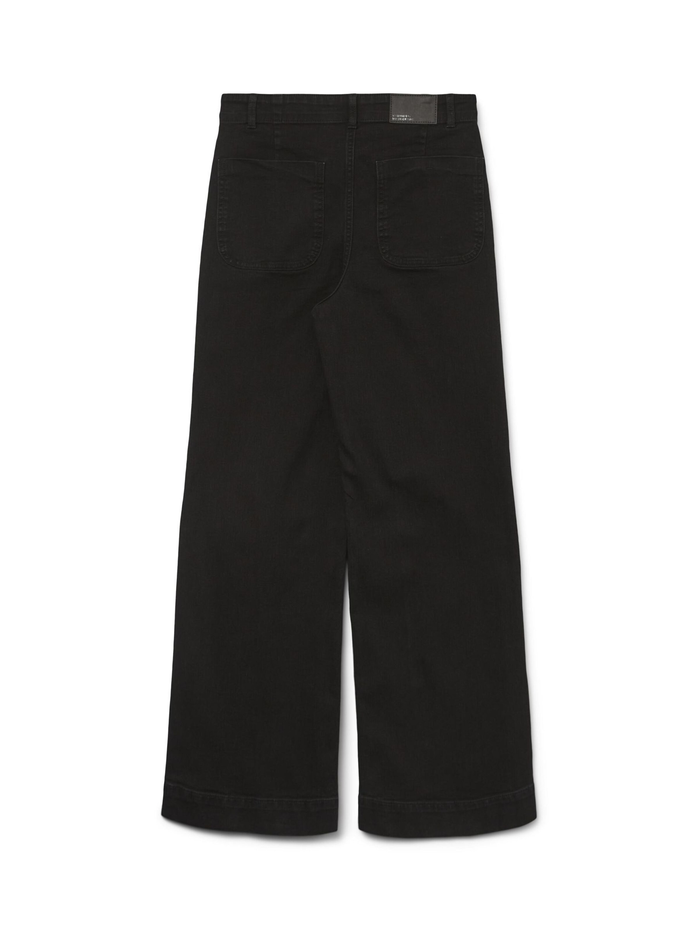 VERO MODA Wide Leg Jeans i sort