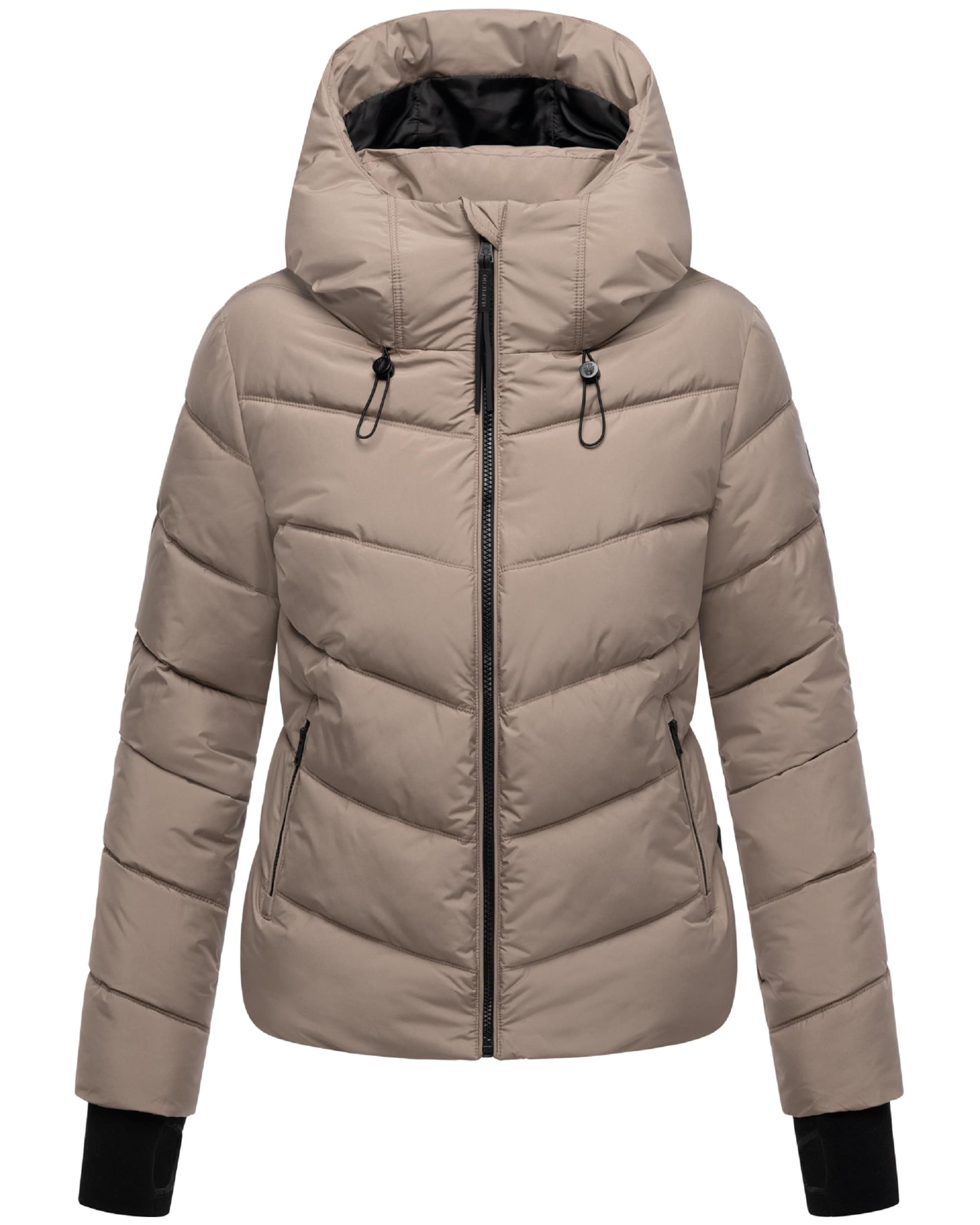 MARIKOO Winterjacke in Braun: Vorderseite