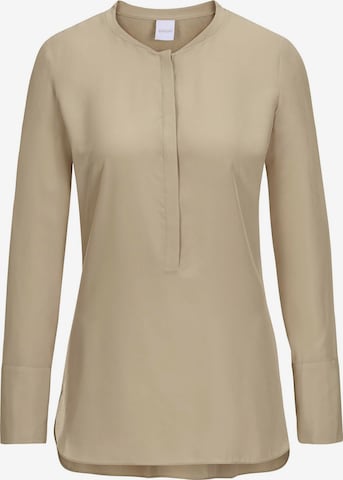 MADELEINE Bluse in Beige: Vorderseite