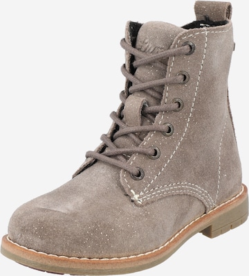 Bottes LURCHI en beige : devant