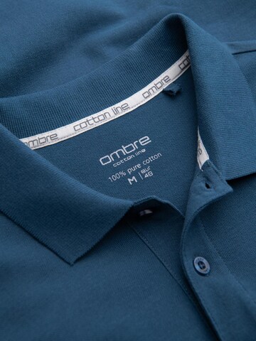 Ombre Shirt in Blau