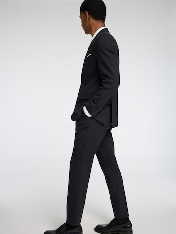Coupe slim Pantalon à plis SELECTED en noir
