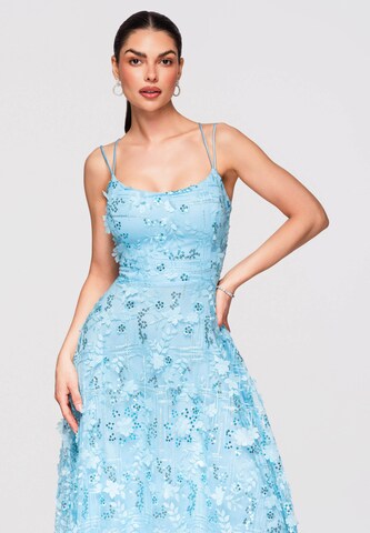 Ombre Avondjurk in Blauw