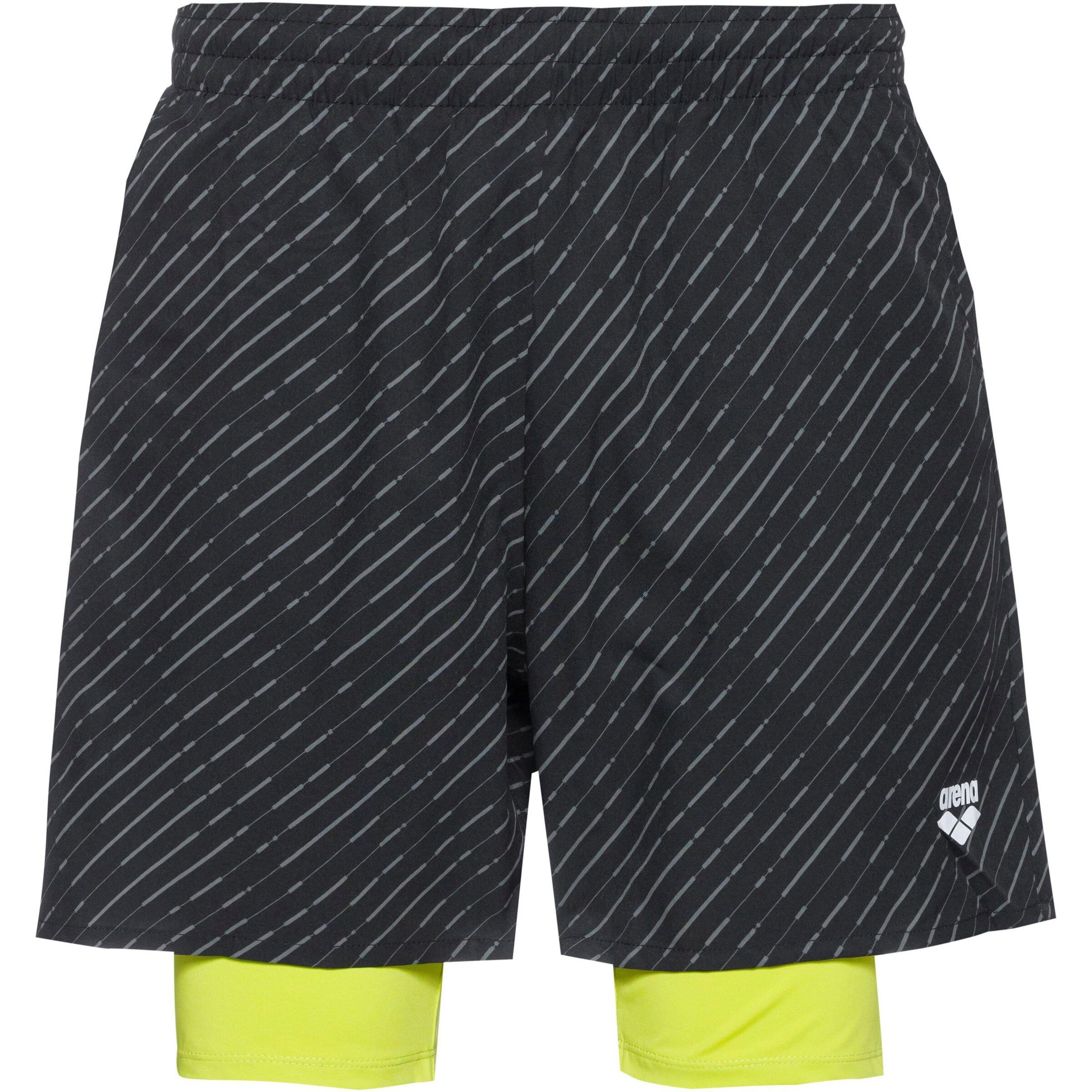 ARENA Regular Sportshorts in Schwarz: Vorderseite