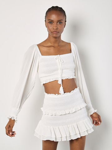 Jupe Apricot en blanc