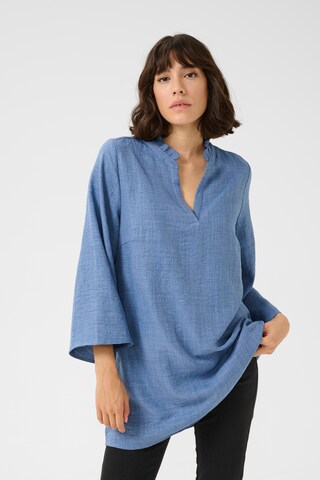 Kaffe Tunic in Blue: front