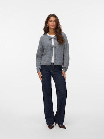 VERO MODA Knit cardigan 'BOOM' in Grey