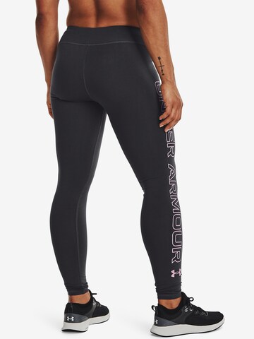 UNDER ARMOUR Skinny Workout Pants 'Favorite' in Grey