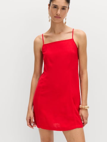 Marks & Spencer Jurk in Rood: voorkant