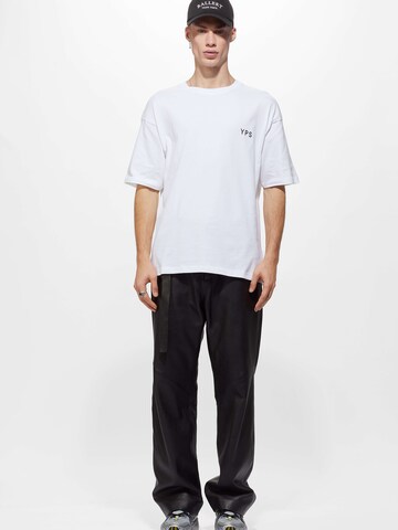Young Poets Shirt 'Blurry Yoricko' in White