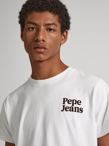 Pepe Jeans Koszulka 'KODY' w kolorze biały