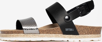 Sandale cu baretă 'Tone' de la Bayton pe argintiu: față