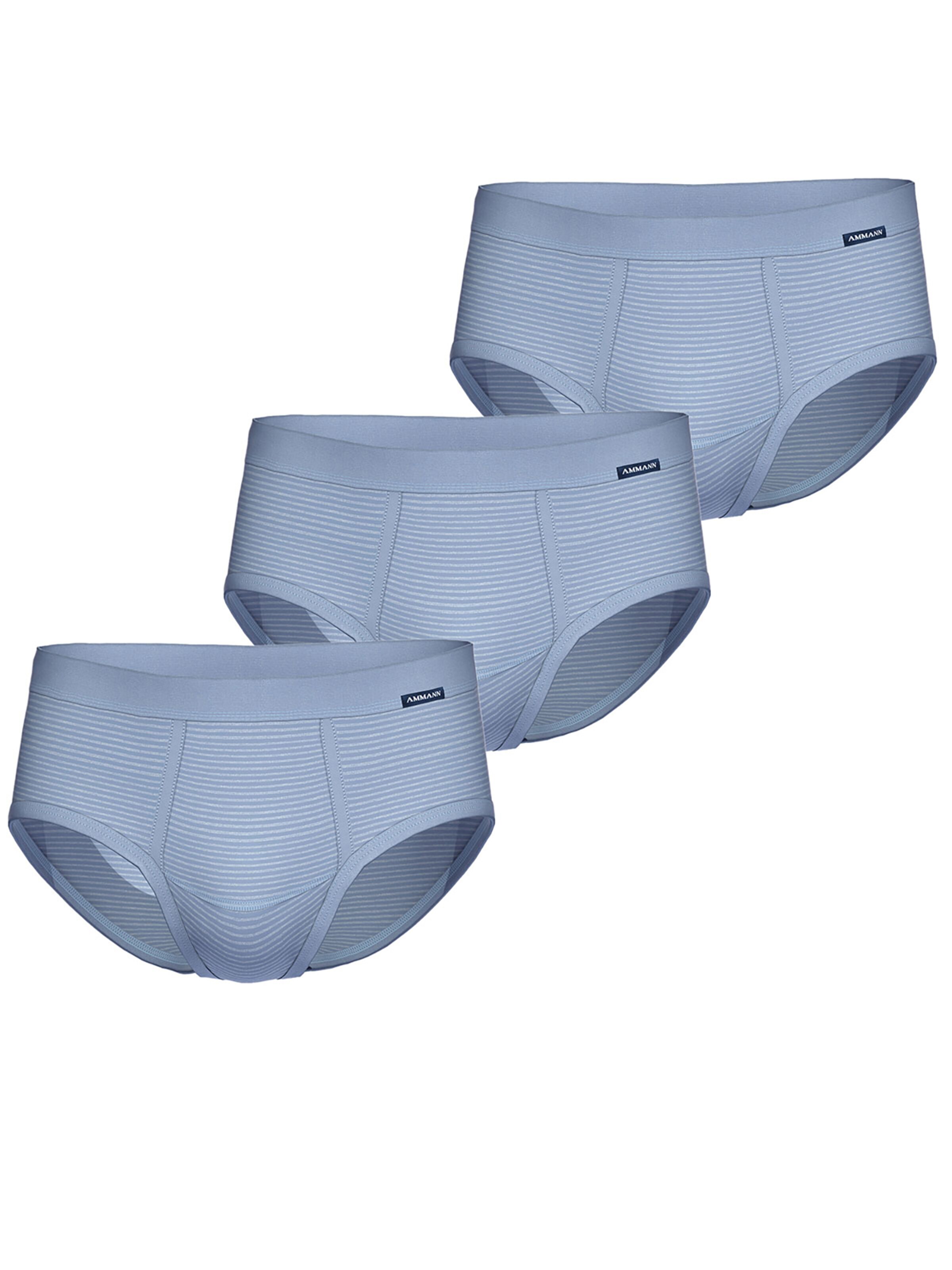 Ammann Panty 'Jeans Feinripp' in Blue: front