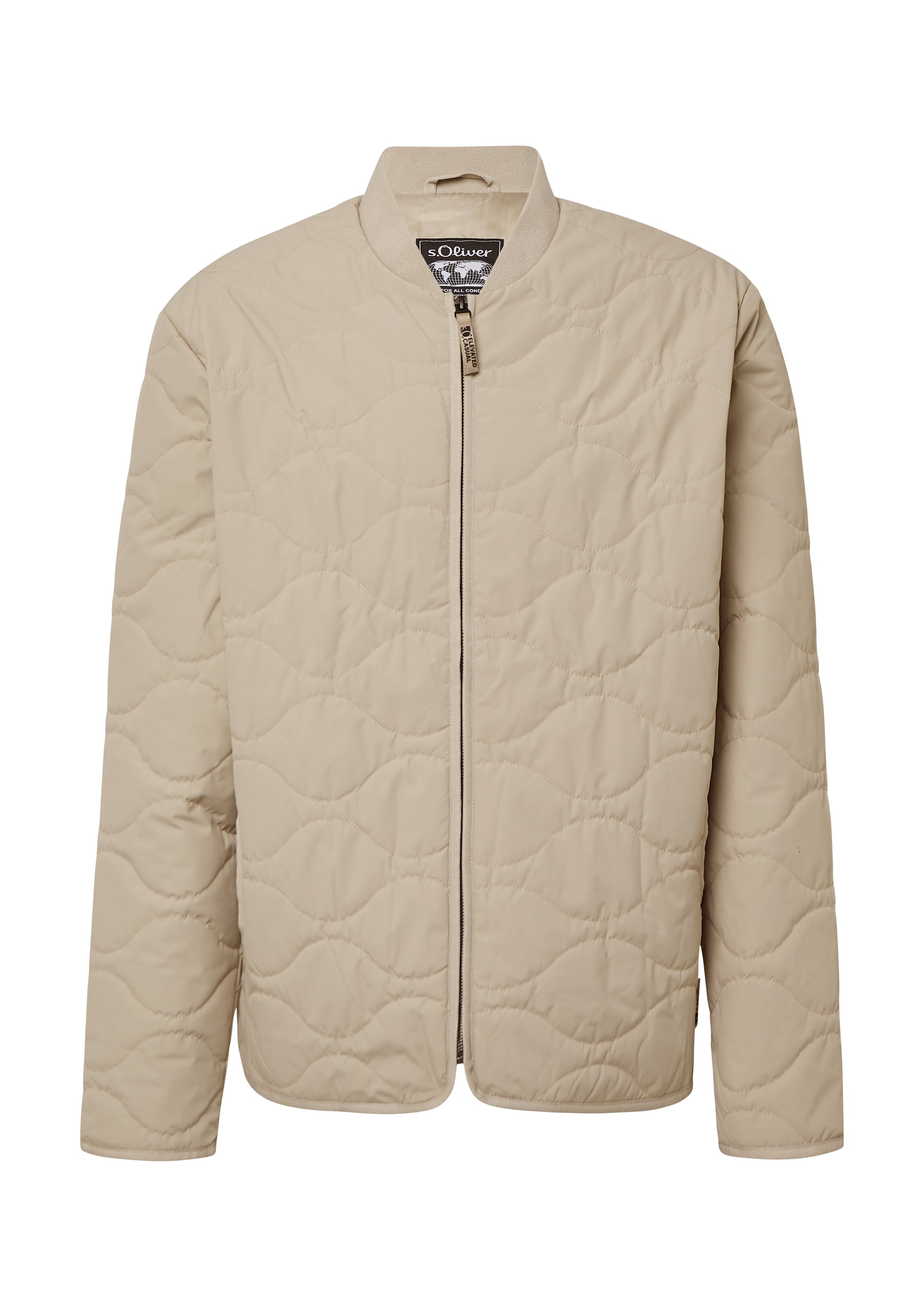 Veste mi-saison s.Oliver en beige : devant