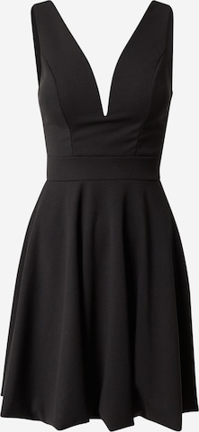 WAL G. Cocktail Dress 'BALLOON' in Black: front