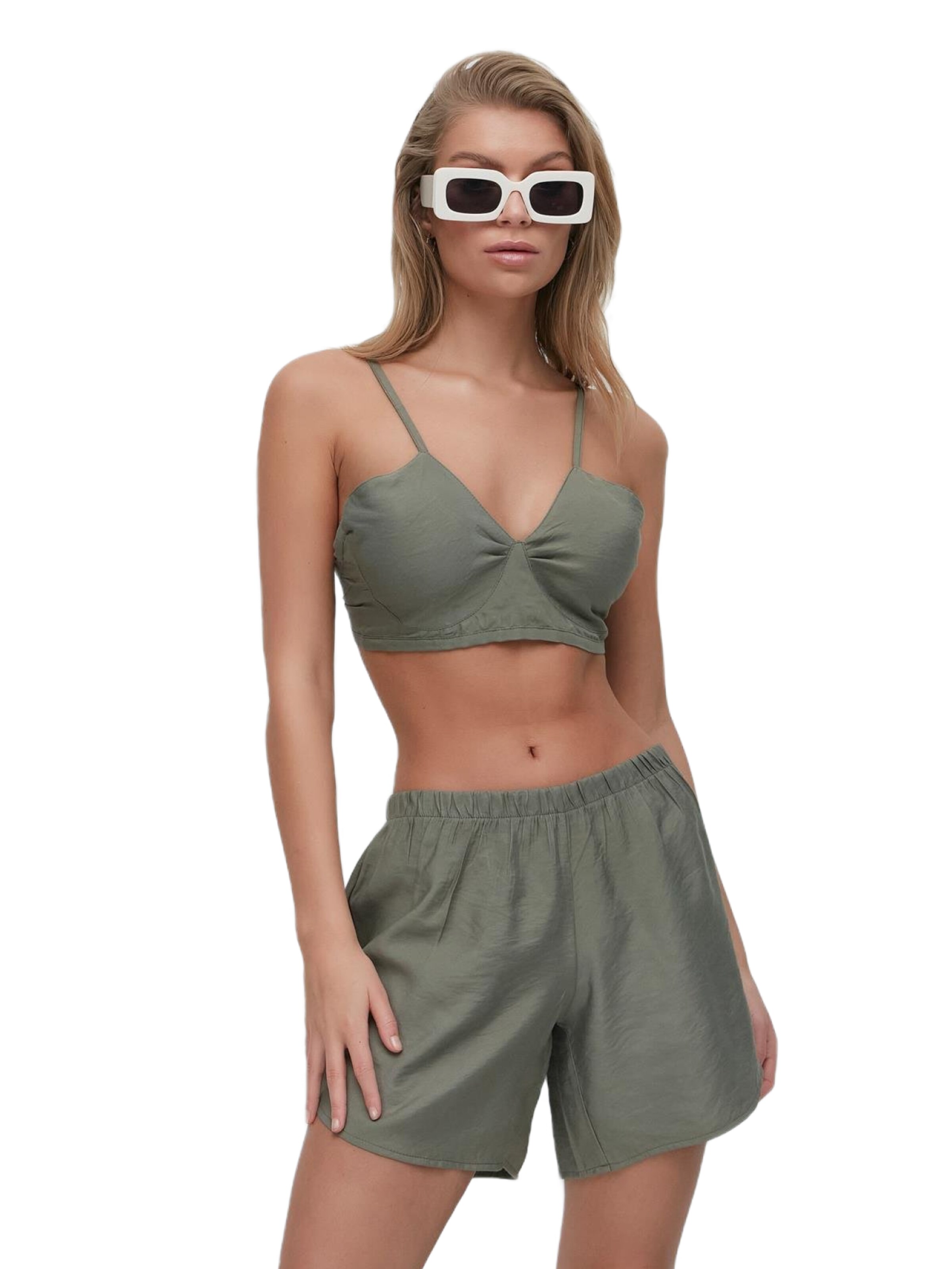 C&City Broekpak in Groen