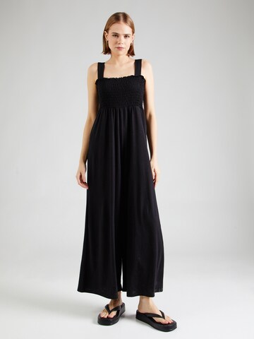 ROXY Jumpsuit 'PASSING BY' in Zwart: voorkant