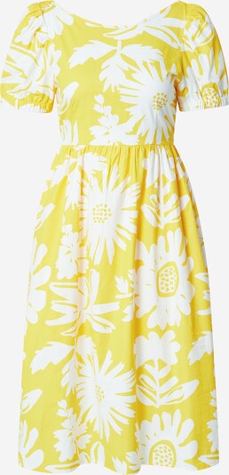 Compania Fantastica Robe 'Vestido' en jaune / blanc, Vue avec produit
