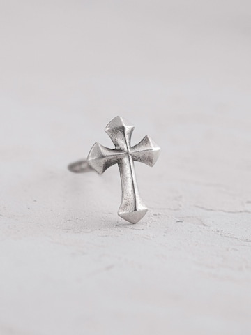 REYTEL Earring 'CROCETTA' in Silver: front