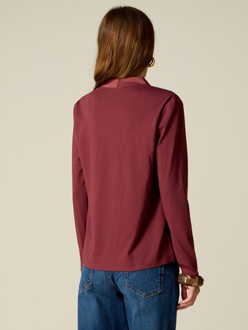 Camicia da donna di oltre in rosso