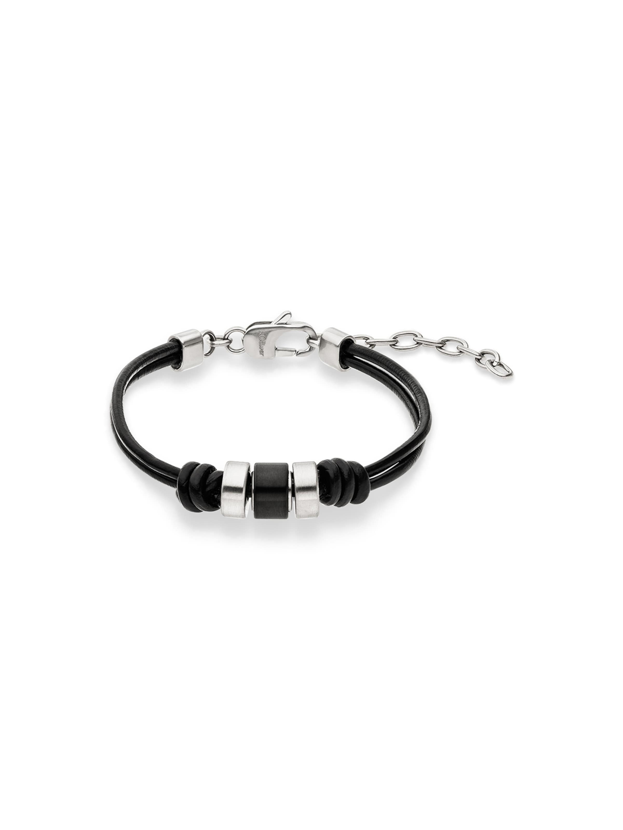 s.Oliver Bracelet in Black: front