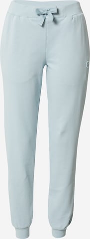 KnowledgeCotton Apparel Loose fit Pants 'TEAKY' in Blue: front