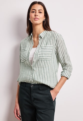 STREET ONE Blouse in Green: front