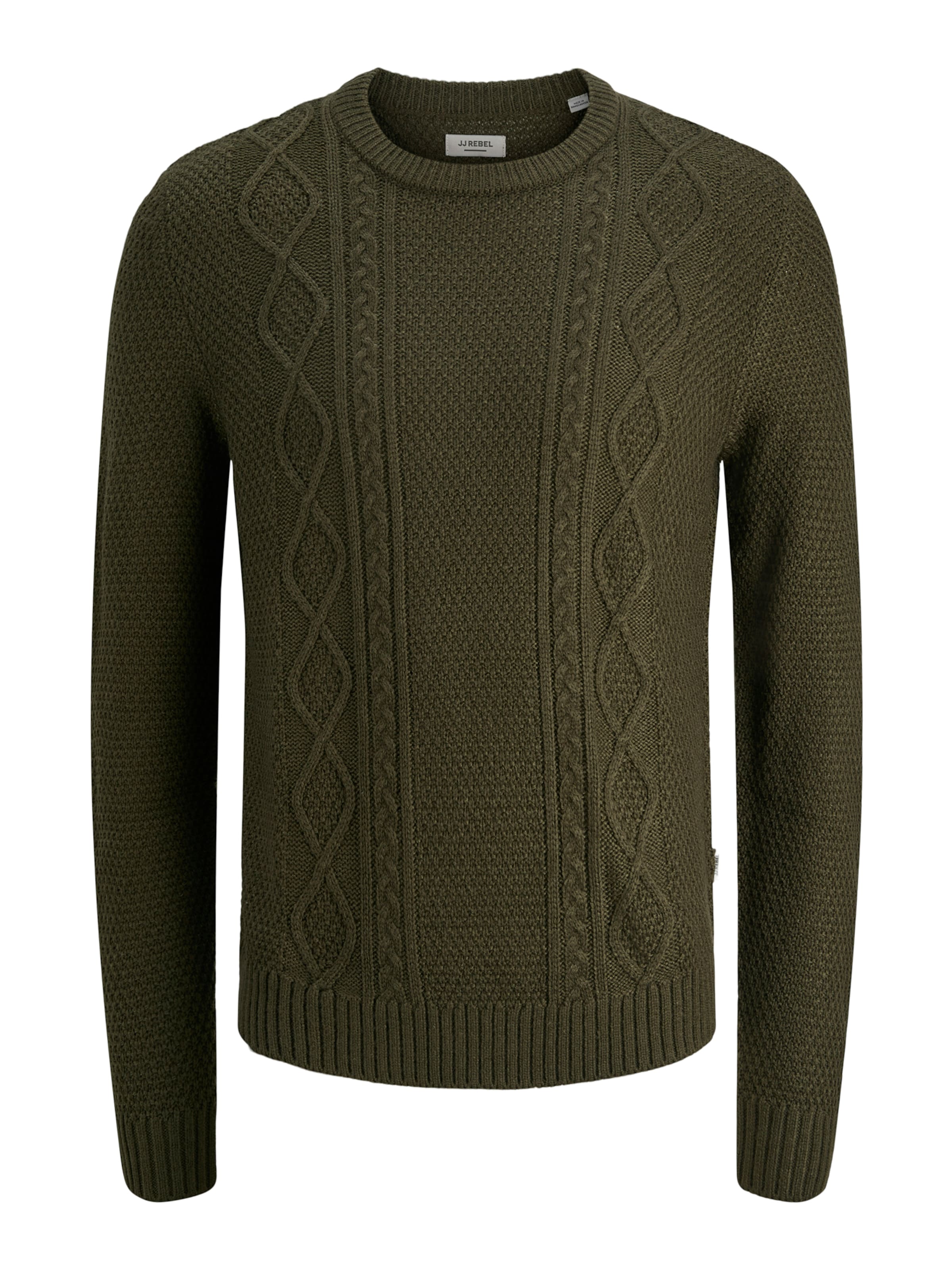 JJ Rebel - Pullover 'JREBJOSH' em verde: frente
