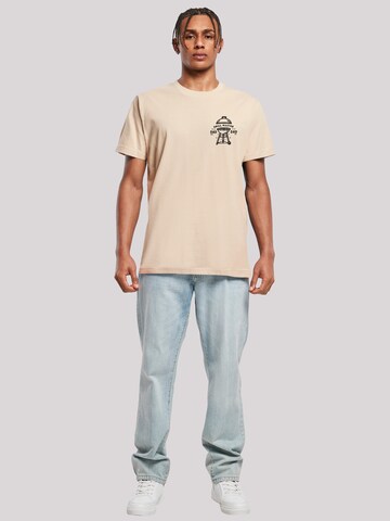 F4NT4STIC Shirt 'Vatertag Grill Master Für BBQ-Väter' in Beige