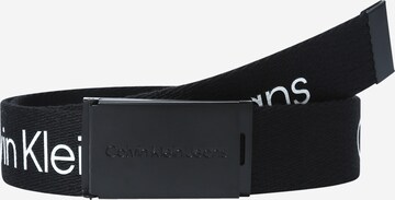 Ceinture Calvin Klein Jeans en noir : devant